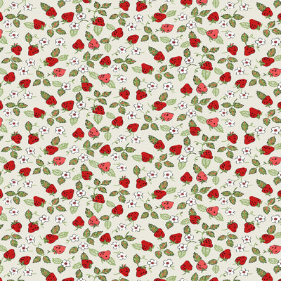 Strawberries and blooms