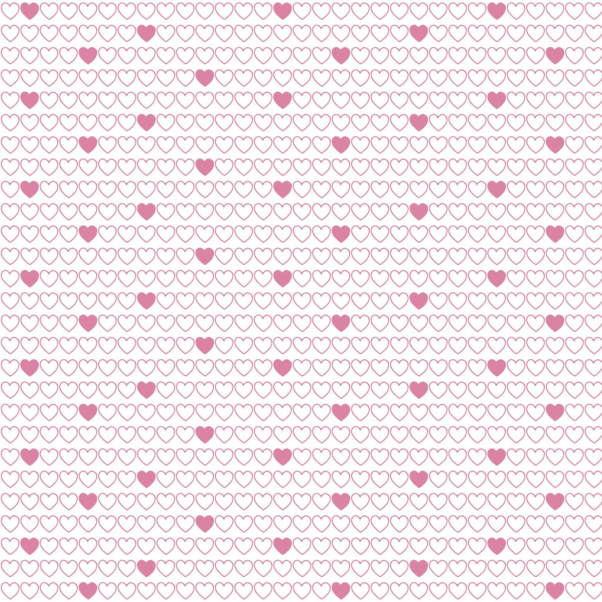 Seasonal Valentine Heart Stripe Printed Fabric by the Yard | Fabric on ...